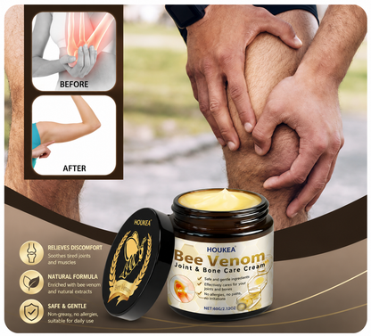 Bee Venom & Turmeric Relief Cream | Soothing Joint & Muscle Massage Cream