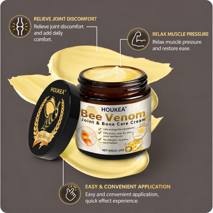 Bee Venom & Turmeric Relief Cream | Soothing Joint & Muscle Massage Cream