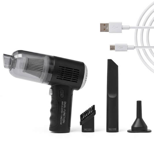 3-in-1 Cordless Handheld Vacuum Cleaner | Strong Suction | Wet & Dry Dual Mode | LED Light | Car, Carpet & Home Use